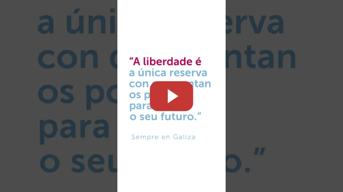 Embedded thumbnail for Castelao: &quot;A liberdade é a única reserva con que contan os pobos para crear o seu futuro&quot;