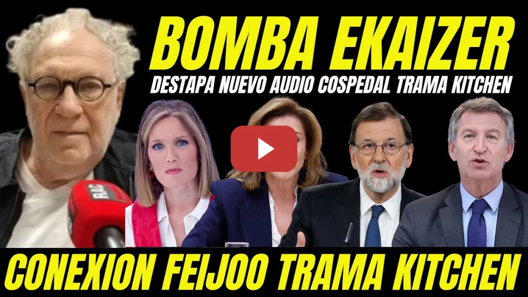 Embedded thumbnail for ERNESTO EKAIZER DESTAPA NUEVO AUDIO INCULPACIÓN COSPEDAL Y DESTAPAN CONEXIÓN FEIJÓO CASO KITCHEN