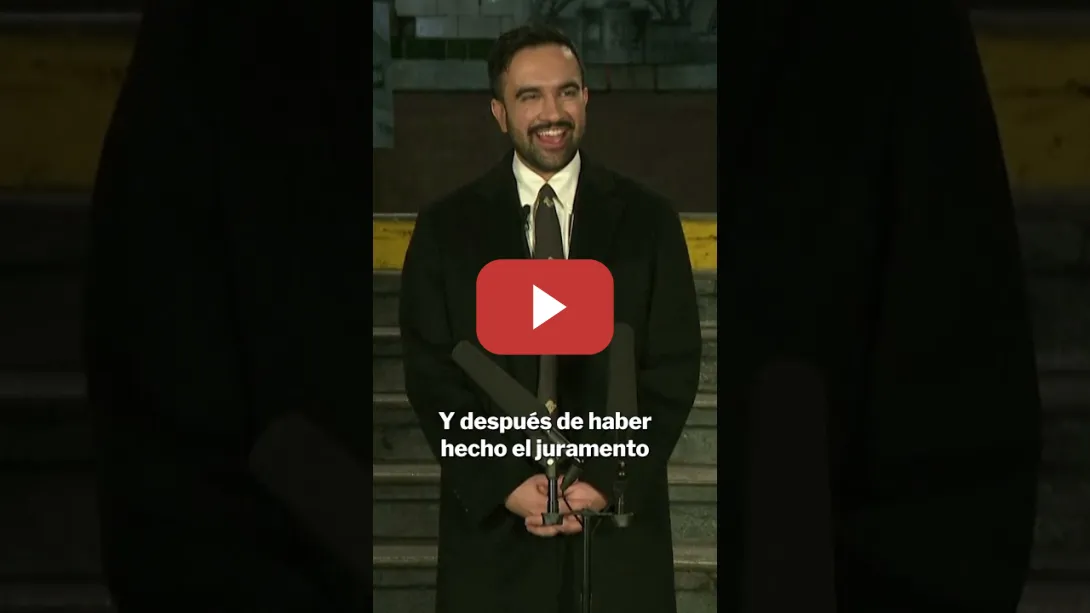 Embedded thumbnail for MAMDANI en la toma de posesión como alcalde de Nueva York: "Es el privilegio de toda una vida"