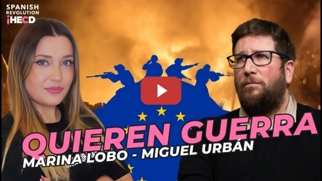 Embedded thumbnail for EL AVISO DE MIGUEL URBÁN 📢 &quot;La remilitarización de Europa nos lleva a la guerra&quot;
