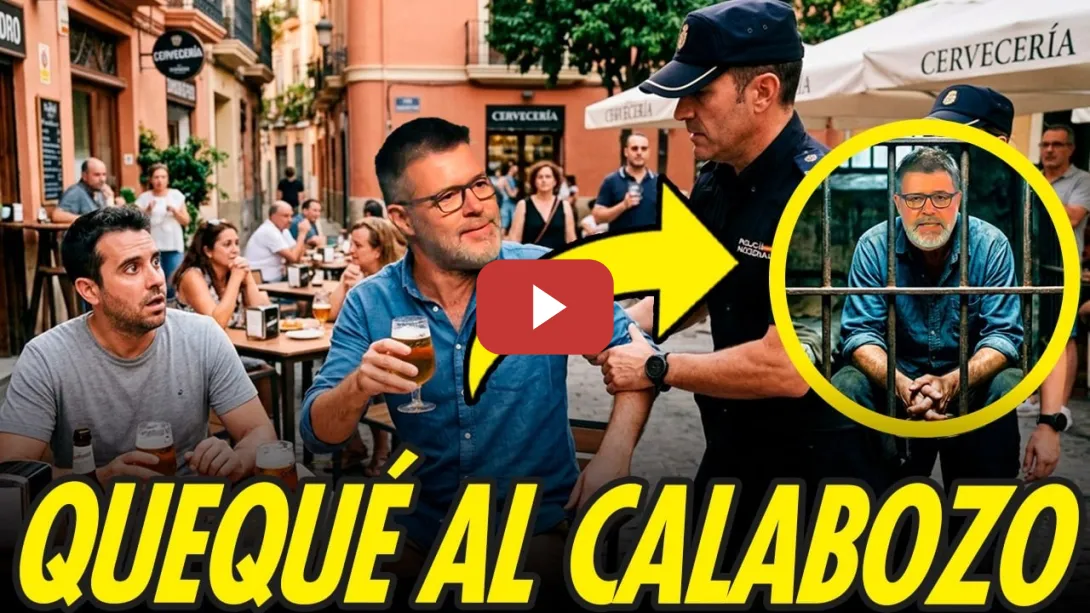 Embedded thumbnail for HÉCTOR DE MIGUEL EN EL CALABOZO TRAS SER DETENIDO EN PÚBLICO