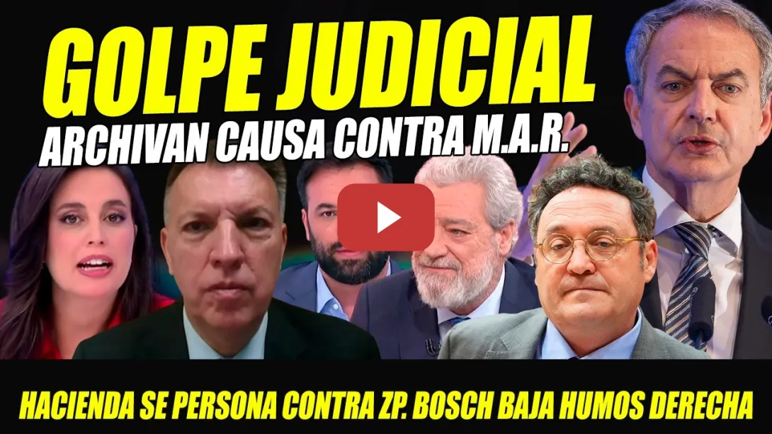 Embedded thumbnail for GOLPE JUDICIAL: ARCHIVAN CAUSA CONTRA MIGUEL ÁNGEL RODRÍGUEZ. HACIENDA CONTRA ZAPATERO JOYAS