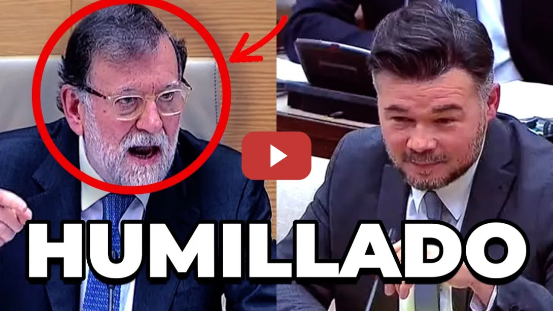 Embedded thumbnail for Gabriel Rufián humilla a Mariano Rajoy en la comisión de investigación sobre la Operación Catalunya