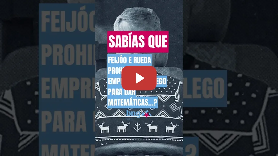 Embedded thumbnail for Sabías que... Feijóo e Rueda prohibiron empregar o galego para dar matemáticas, física... no ensino?