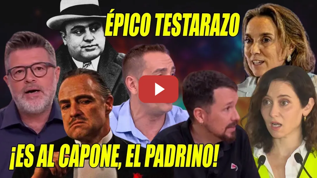 Embedded thumbnail for NO SE ANDAN con TONTERÍAS Quequél ,Iglesias y Delgado contra Ayuso-Gamarra💥¡Es el PADRINO, CAPONE!