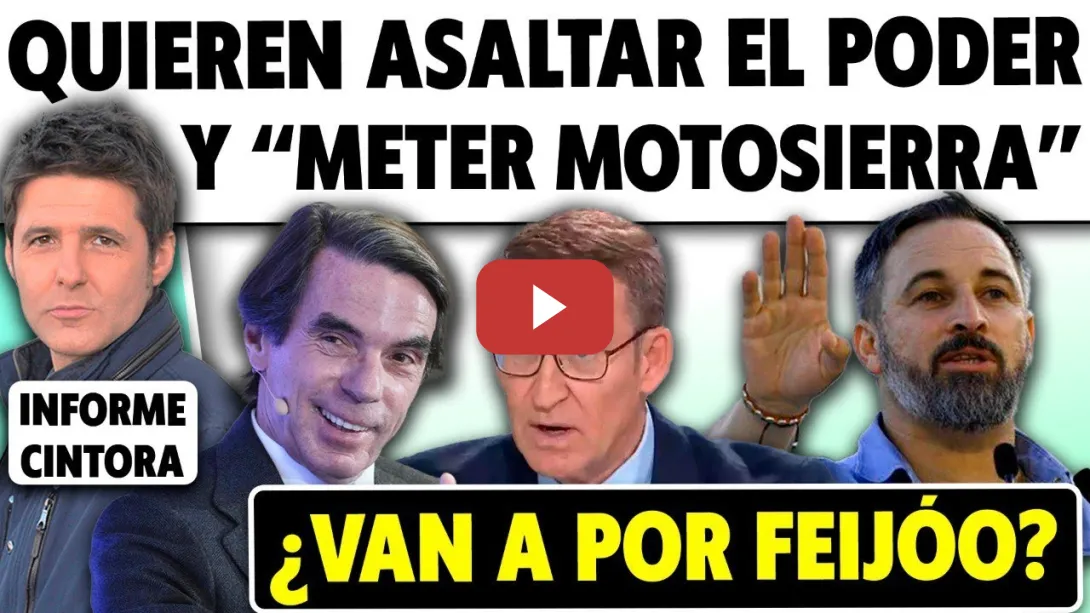 Embedded thumbnail for AZNAR Y FELIPE GONZÁLEZ CONTRA EL GOBIERNO, MAZÓN DANDO REPELÚS Y VOX PIDE METER LA MOTOSIERRA...