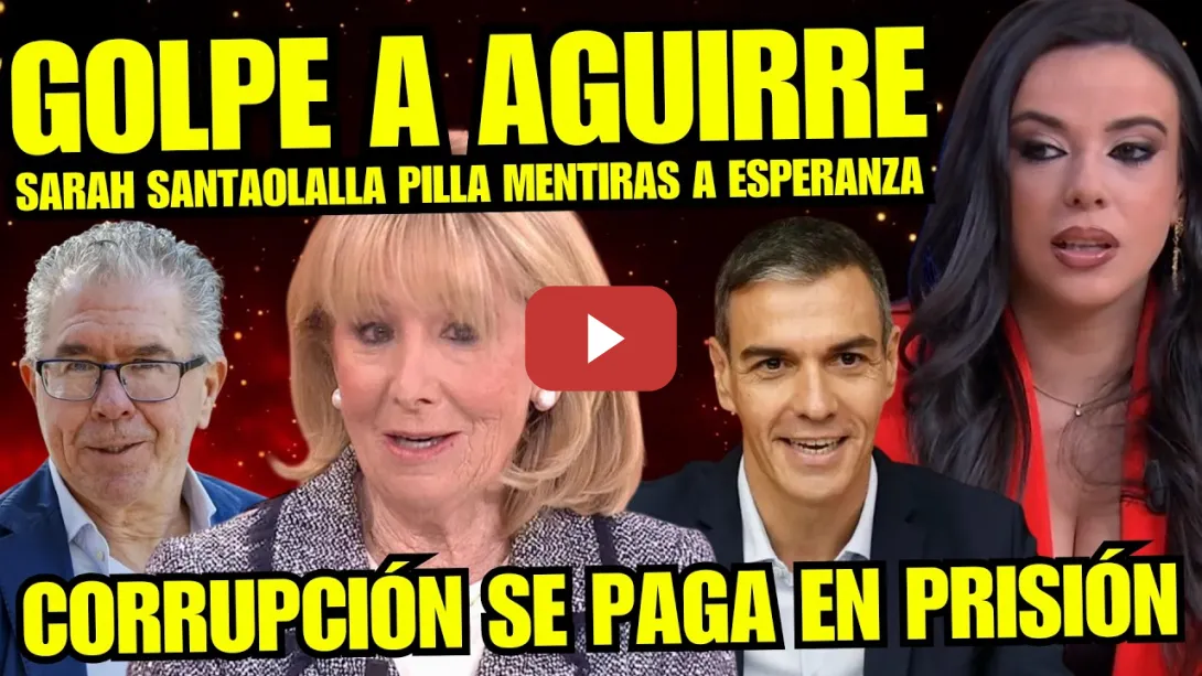 Embedded thumbnail for ESTHER PALOMERA SUELTA BOMBA de POSIBLE PRISIÓN PARA ESPERANZA AGUIRRE CON FRANCISCO GRANADOS