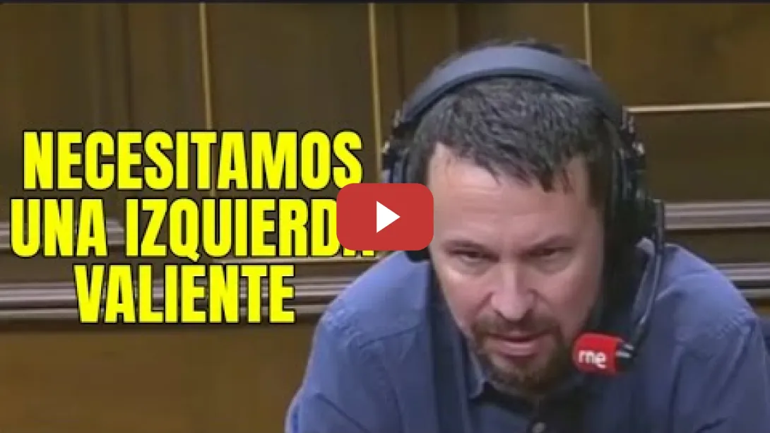 Embedded thumbnail for Gran análisis de Pablo Iglesias sobre la actualidad Política en RNE