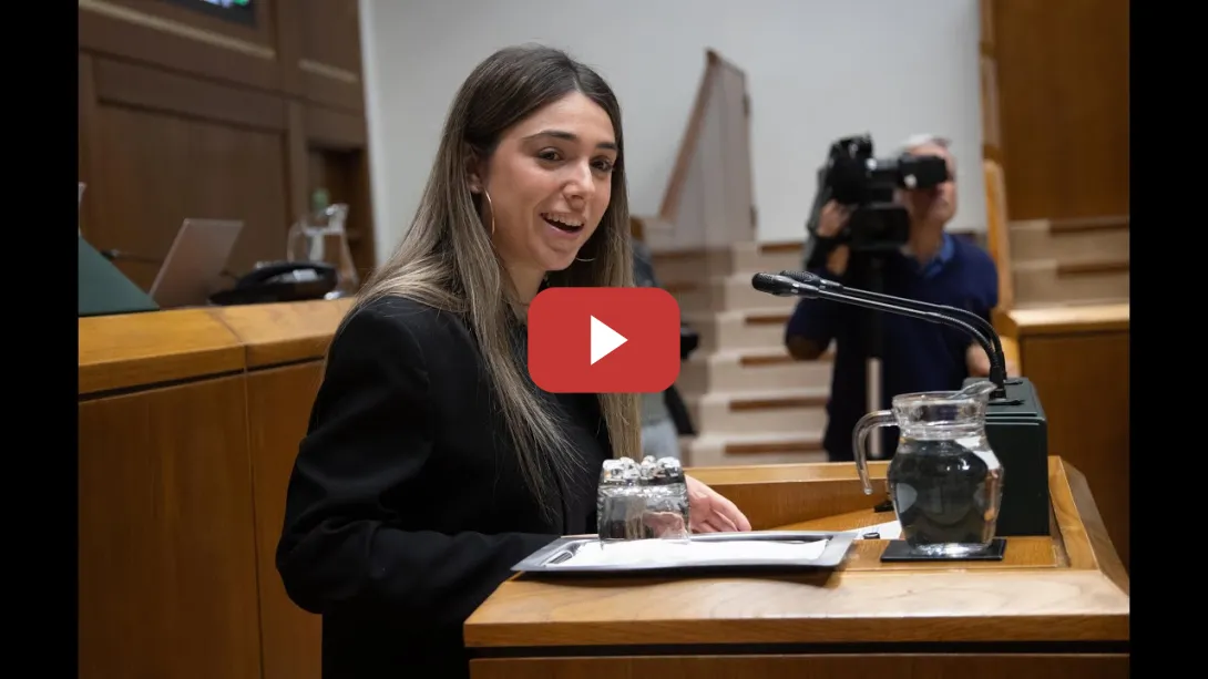 Embedded thumbnail for Edurne Benito del Valle: «La juventud no pedimos privilegios, sino condiciones de vida dignas»