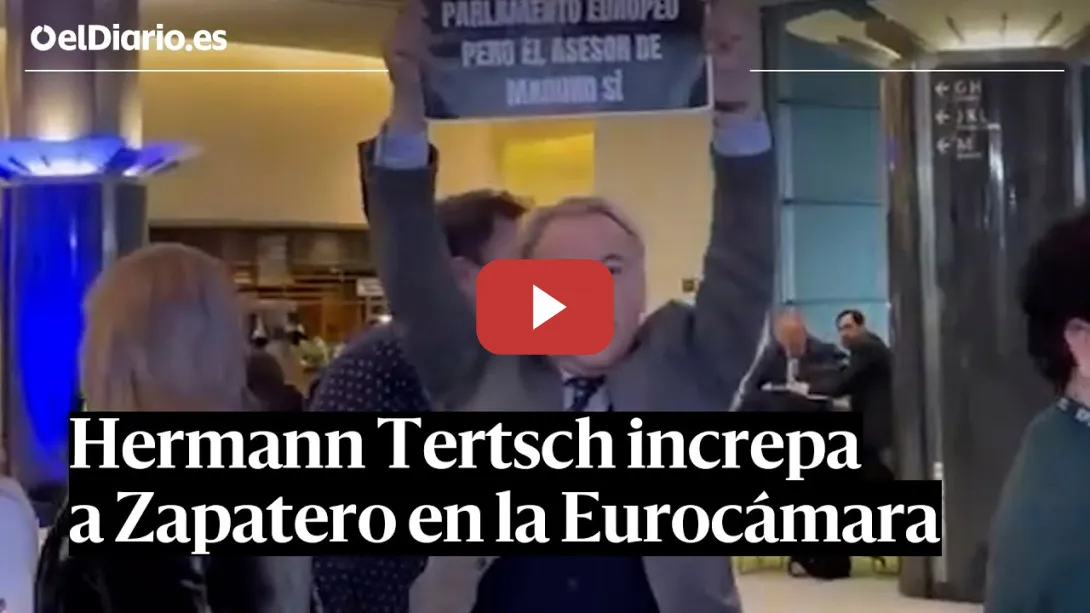 Embedded thumbnail for HERMANN TERTSCH y diputados de Vox INCREPAN a ZAPATERO en la Eurocámara