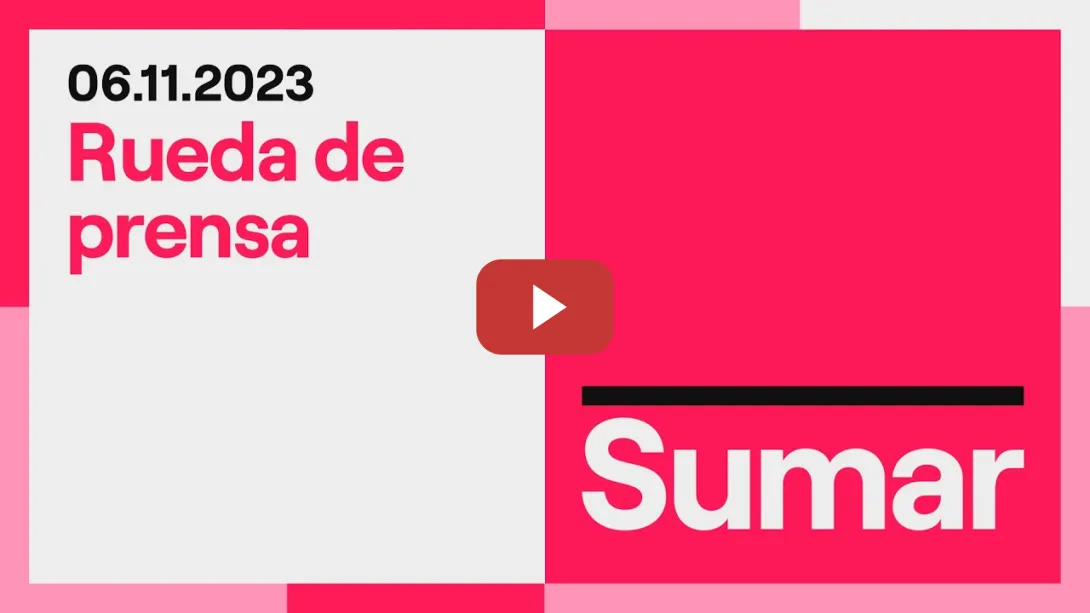 Embedded thumbnail for Rueda de prensa de Ernest Urtasun. 6 de noviembre