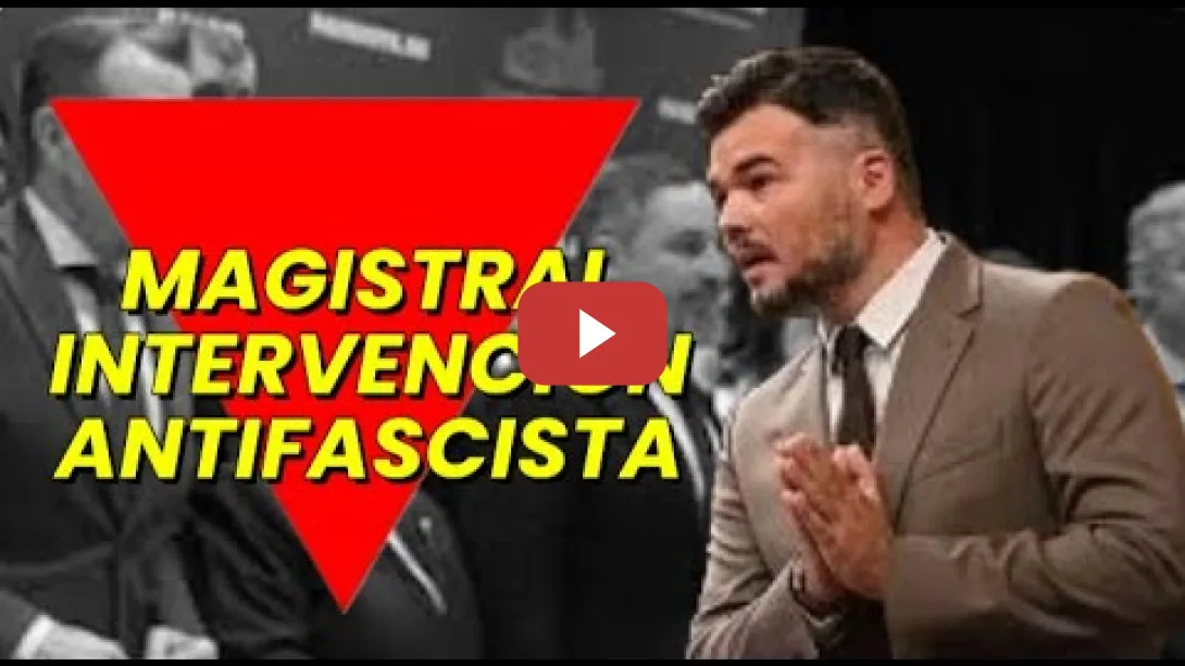 Embedded thumbnail for Rufián pide a Sánchez ser más valiente con los Fascistas🔻