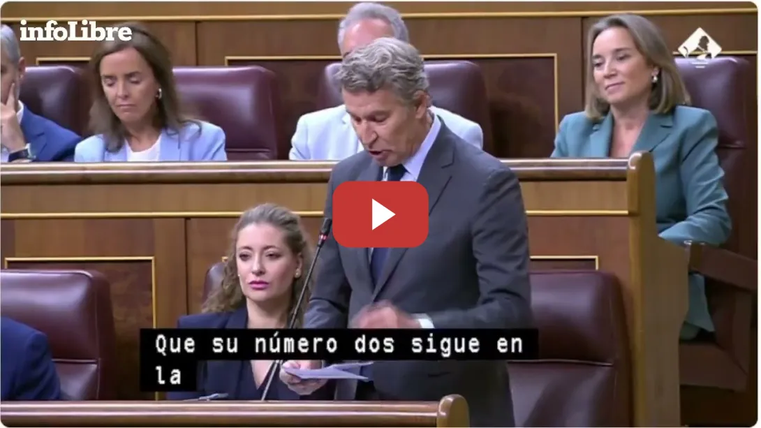 Embedded thumbnail for Feijóo, a Sánchez: &quot;Usted no defiende ninguna causa noble, solo quiere tapar sus vergüenzas&quot;