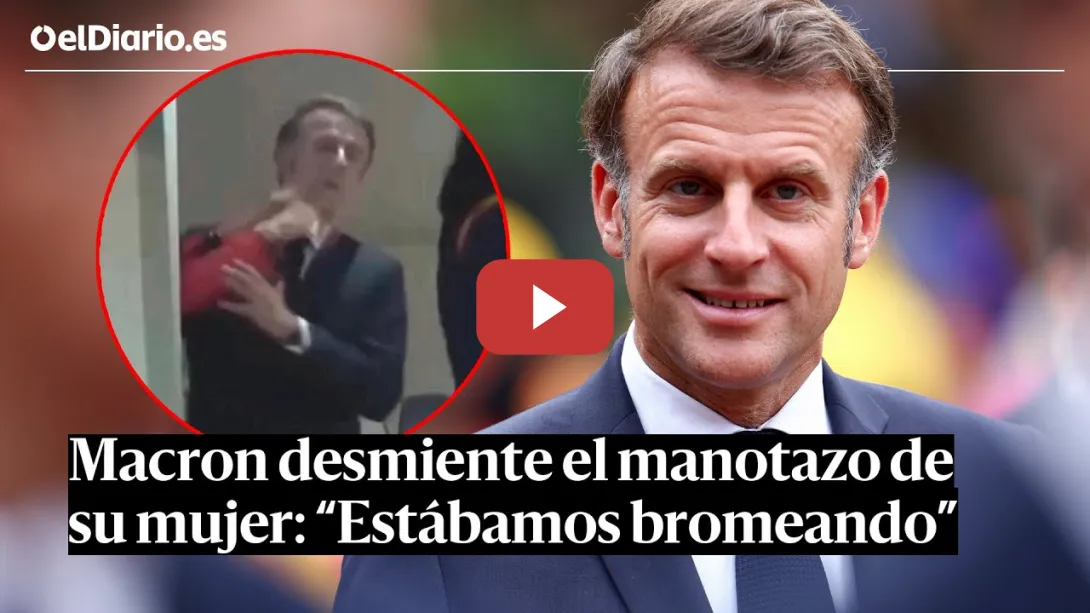 Embedded thumbnail for MACRON DESMIENTE los rumores de PELEA con su MUJER: &quot;Estábamos bromeando”