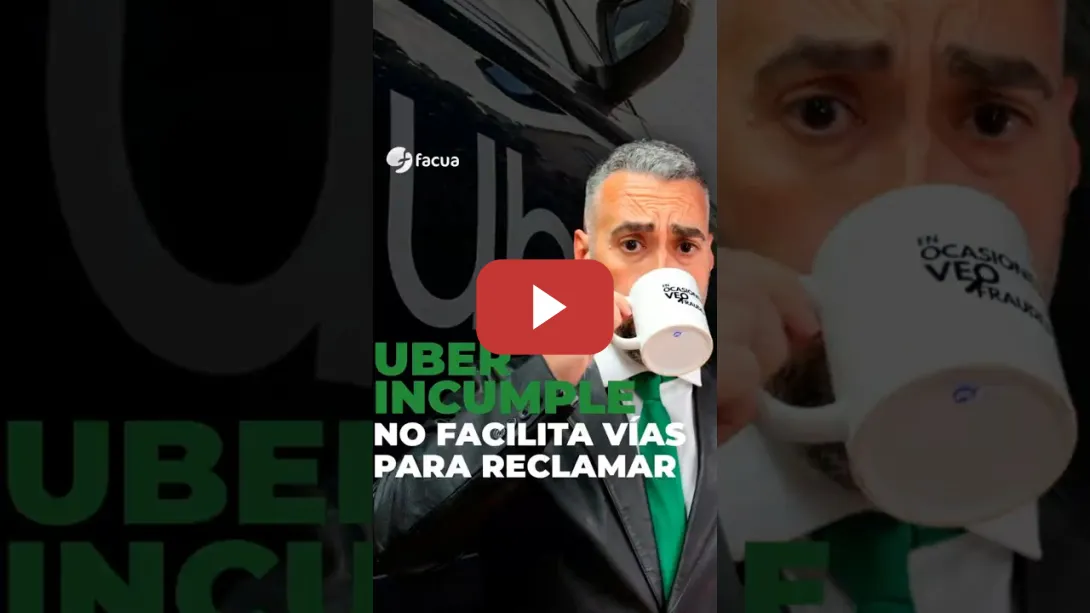 Embedded thumbnail for Uber DENUNCIADO por Ignorar Derechos del Consumidor en España