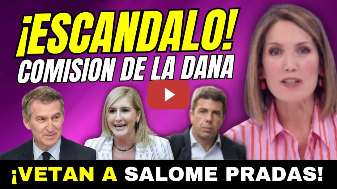Embedded thumbnail for ¡OJO!,  FEIJÓO NO QUIERE QUE SALOMÉ PRADAS TIRE DE LA MANTA SOBRE MAZÓN - IMPIDE SU COMPARECIENCIA