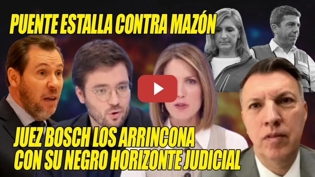 Embedded thumbnail for SORPRENDEN x su CONTUNDENCIA🔥Óscar Puente, Alán Barroso y Bosch, CONTRA Mazón y Salomé Pradas🔥