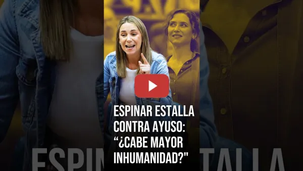 Embedded thumbnail for Mar Espinar, a Ayuso: "La gente ya no le compra hablar de su estilismo en la Fórmula 1"