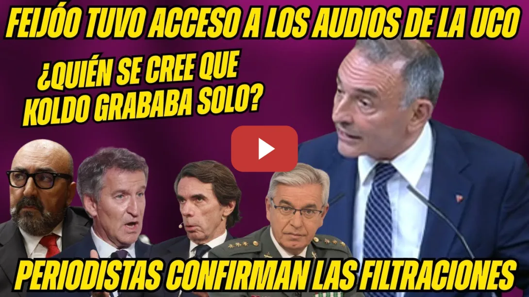 Embedded thumbnail for ESCÁNDALO en la UCO: Enrique Santiago cuenta los AUDIOS FILTRADOS a los que tuvo ACCESO FEIJÓO y PP!