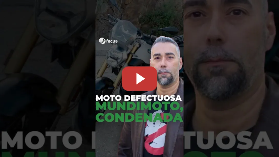 Embedded thumbnail for MUNDIMOTO, CONDENADA A DEVOLVER 470 EUROS DE UNA MOTO QUE ESTABA DEFECTUOSA