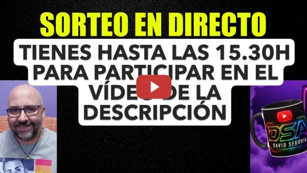 Embedded thumbnail for RESULTADO SORTEO. BREVE Directo 13 de Septiembre de 2026/ 15.30h.