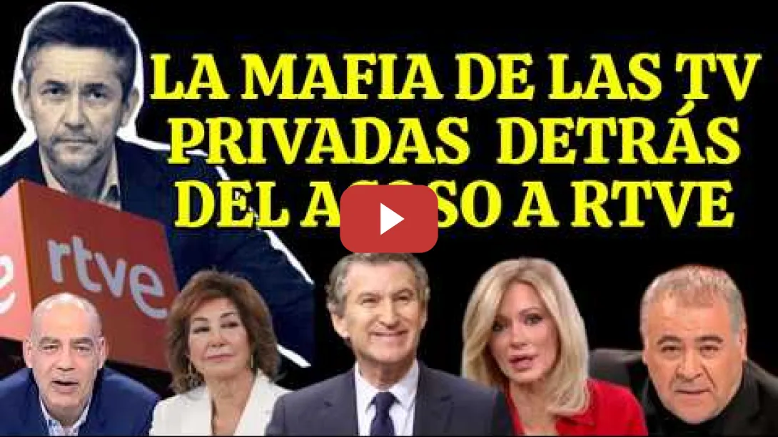 Embedded thumbnail for Javier Ruiz (Mañeros 360), cuenta quién está detrás del acoso a RTVE "No es personal, es Mafia TV"