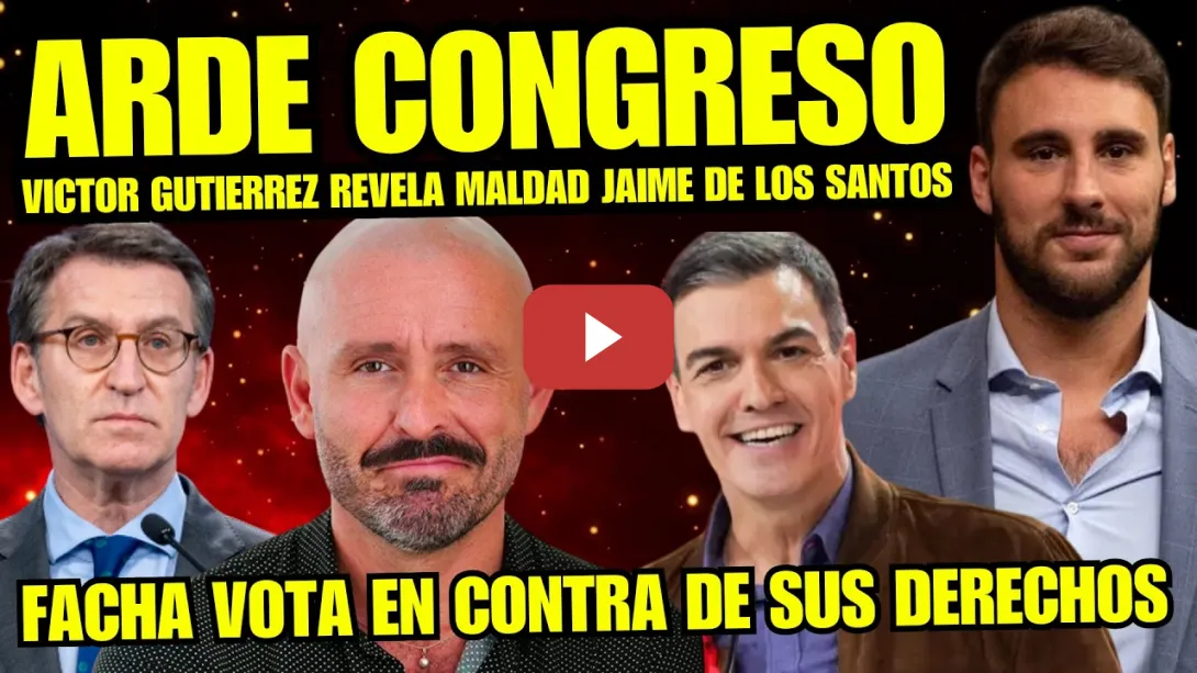 Embedded thumbnail for VICTOR GUTIÉRREZ DENUNCIA a JAIME DE LOS SANTOS FRENTE AL CONGRESO por TRAICIONAR SUS DERECHOS