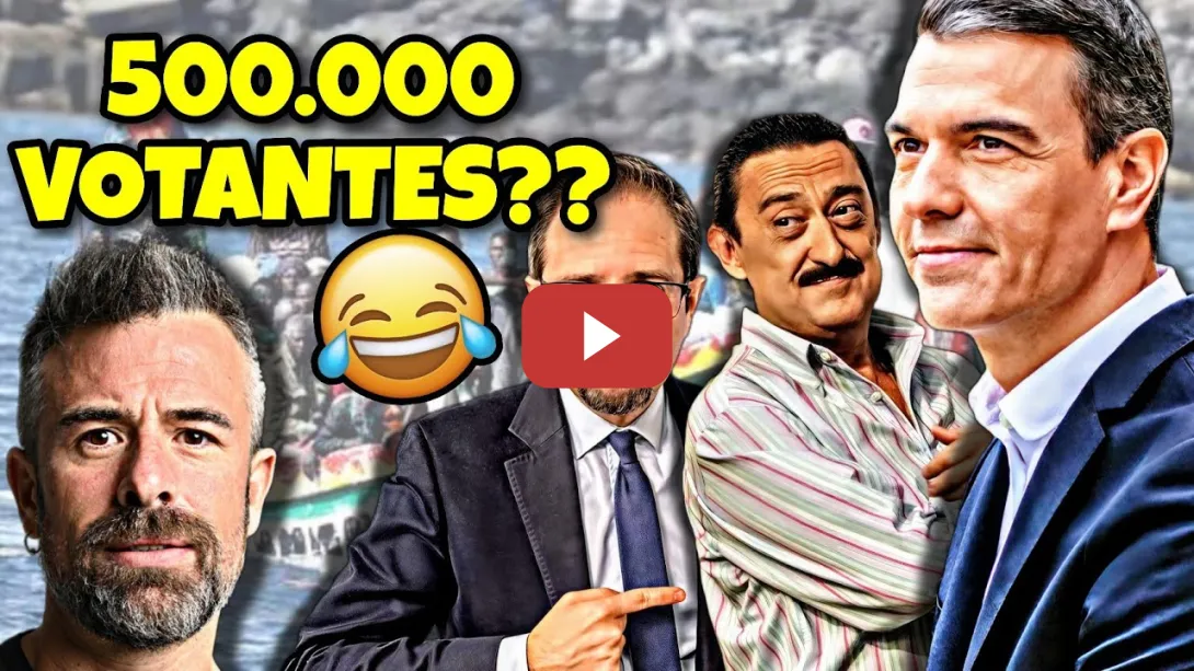 Embedded thumbnail for Pedro SÁNCHEZ regularizará a 500.000 inmigrantes, y tu CUÑADO tiene MIEDO
