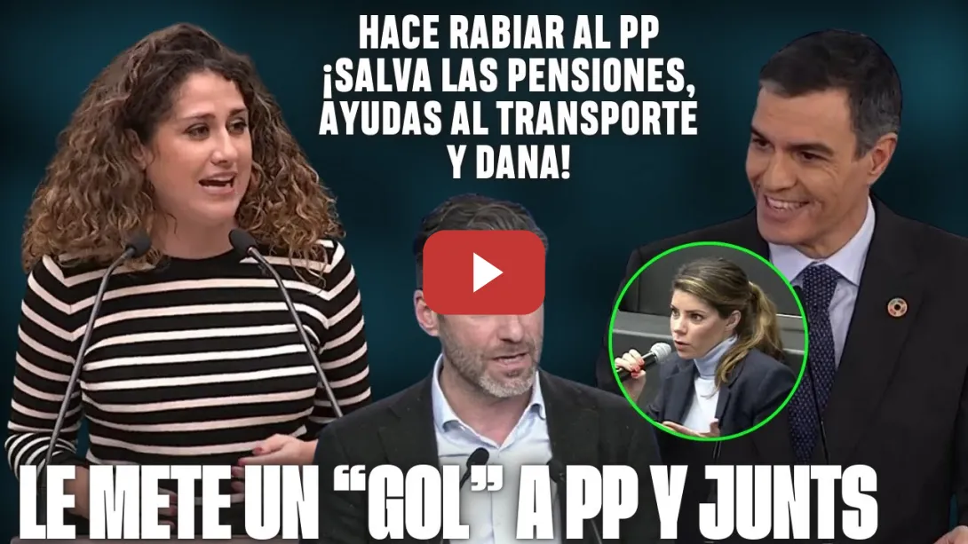 Embedded thumbnail for ENMA LÓPEZ hace RABIAR al PP 👏¡JUGADA MAESTRA de SÁNCHEZ frente a PP y JUNTS para SALVAR el DECRETO!
