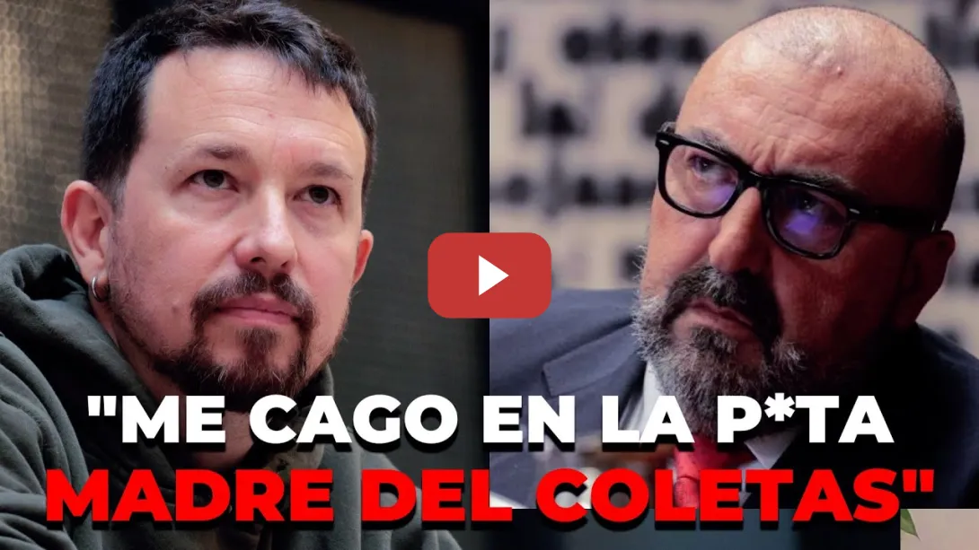 Embedded thumbnail for Pablo Iglesias reacciona a los audios de Koldo donde &quot;se caga en su p*ta madre&quot;