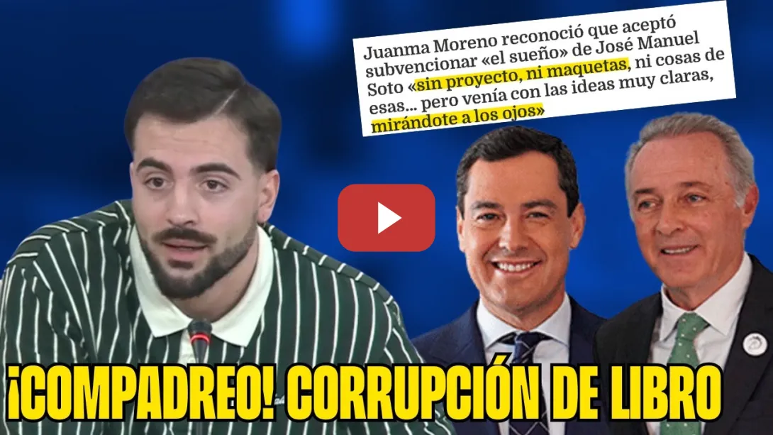 Embedded thumbnail for ¡ESCÁNDALO! 🔥 PELOTAZO de José Manuel SOTO gracias a SU amigo PP DESTAPADO x Jurado!