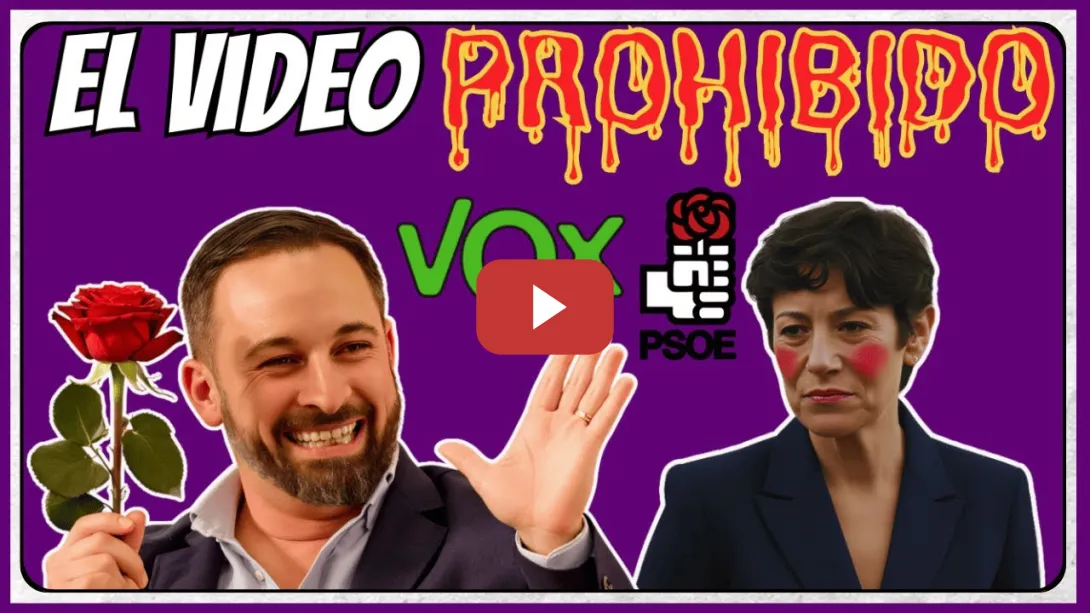 Embedded thumbnail for 🚨🔞 URGENTE: El VIDEO PROHIBIDO DEL PSOE— Elma Saiz se sonroja, Abascal sonríe y Podemos lo denuncia