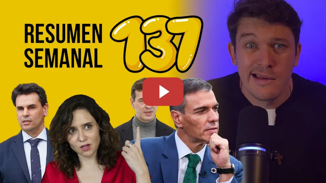 Embedded thumbnail for González Amador, David Sánchez, Gan Pampols, coca rosa y paracetamol #ResumenSemanal 137