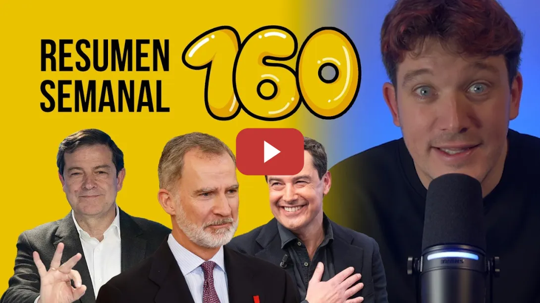 Embedded thumbnail for Gana Mañueco, AVE Málaga, Laporta, Cuba, México y los Oscar #ResumenSemanal 160 | Miguel Charisteas