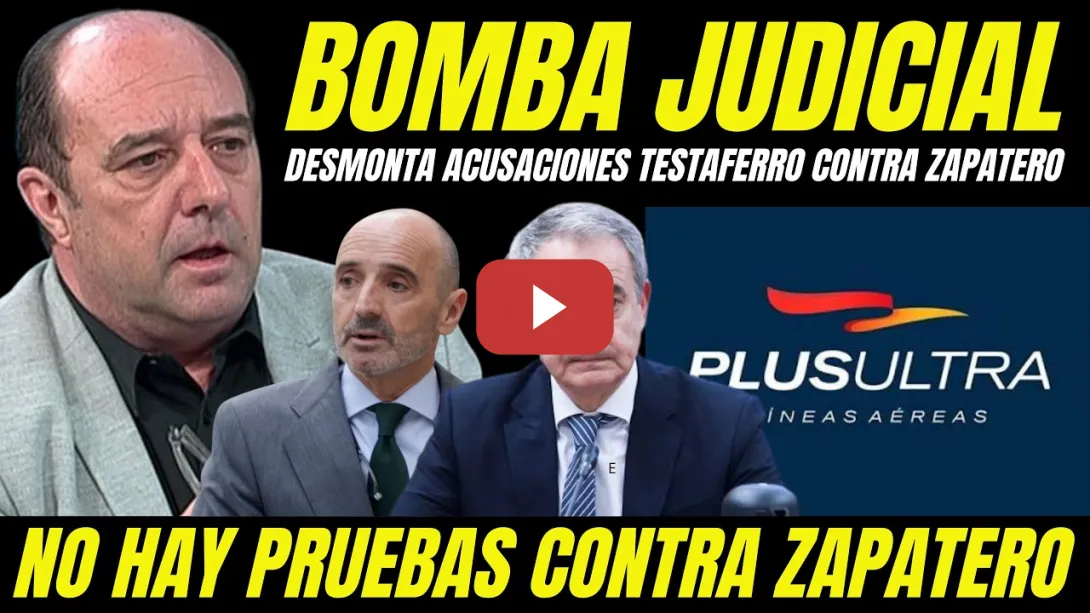Embedded thumbnail for JESUS MARAÑA SUELTA BOMBA TESTAFERRO DE ZAPATERO "ACUSACIONES SIN PRUEBAS TUMBAN MONTAJE"
