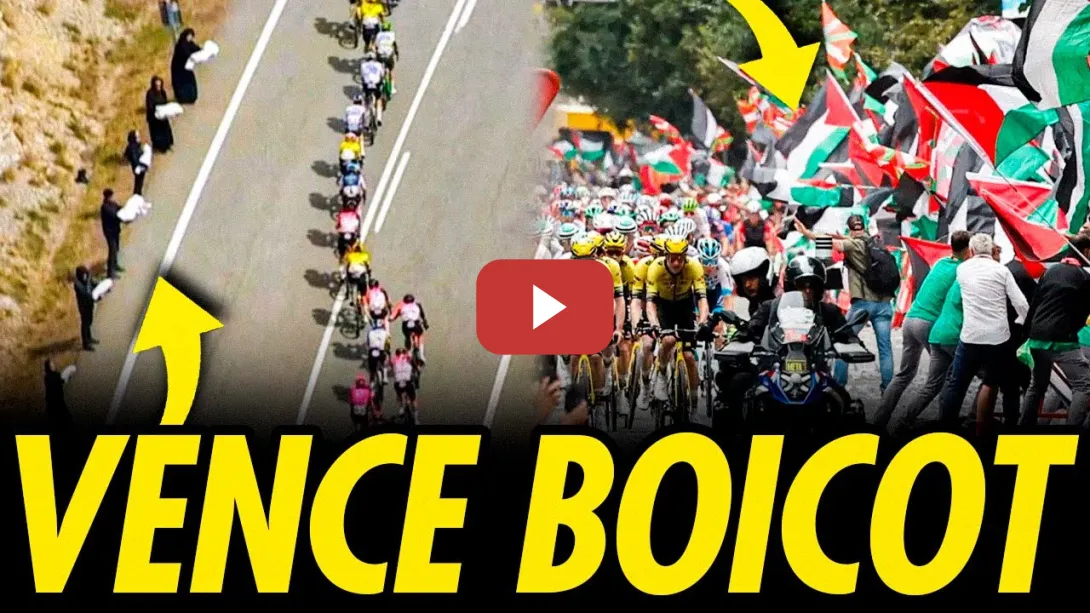 Embedded thumbnail for VICTORIA DEL BOICOT CONTRA ISRAEL EN LA VUELTA CICLISTA