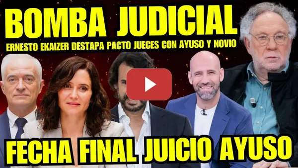 Embedded thumbnail for ERNESTO EKAIZER PILLA MALVERSACIÓN AYUSO Y MIGUEL ÁNGEL RODRÍGUEZ “REPASO HISTÓRICO A LADY ÁTICOS”
