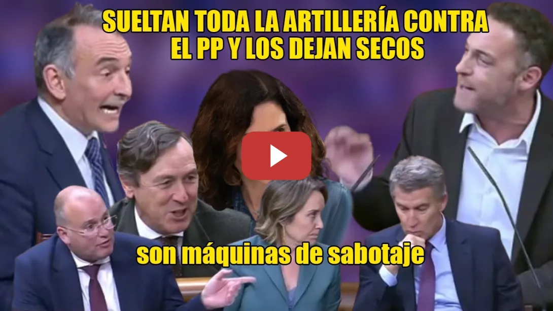 Embedded thumbnail for Hernando, Ayuso, Tellado y Feijóo DEMOLIDOS🔥Ramírez y Santiago los dejan HERIDOS🔥¡SABOTEADORES!