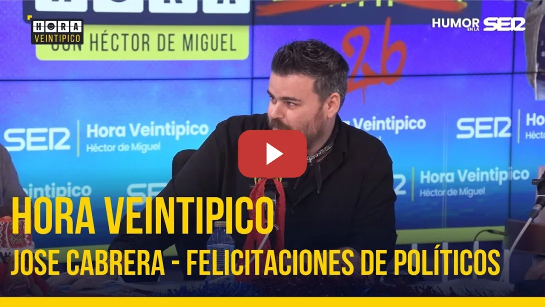 Embedded thumbnail for Hora Veintipico | Jose Cabrera y las felicitaciones de políticos