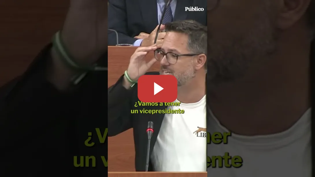 Embedded thumbnail for José Ignacio García a Juanma Moreno: “¿Un vicepresidente que niegue la violencia machista?"