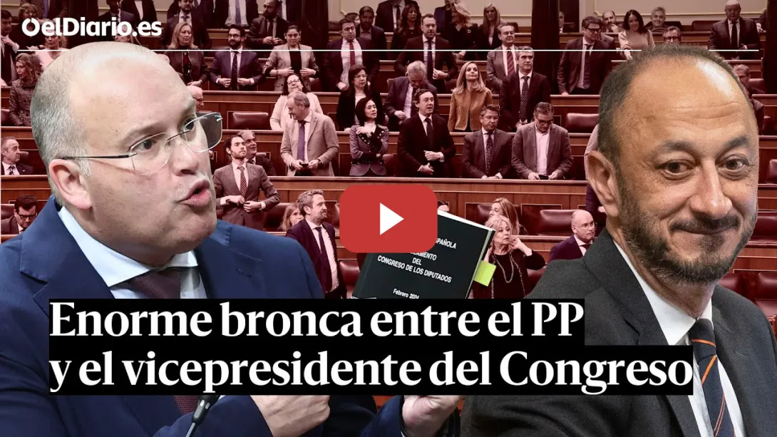 Embedded thumbnail for ENORME BRONCA entre el PP y el VICEPRESIDENTE del Congreso