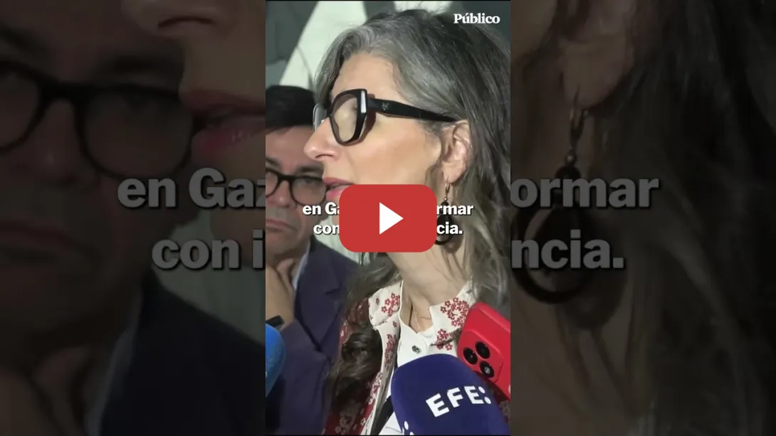 Embedded thumbnail for Francesca Albanese habla de Gaza: "No hay un alto al fuego, solo una orden para desviar la atención"