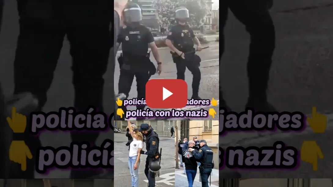 Embedded thumbnail for Un policía lanza contra el suelo a una manifestante en Valencia
