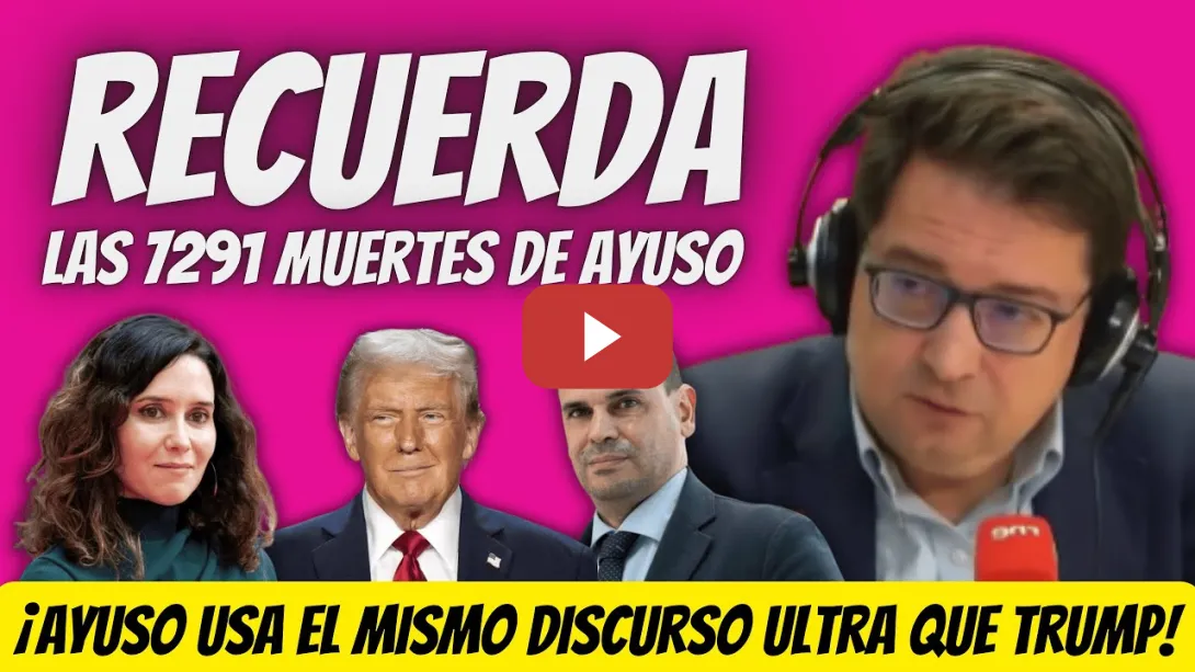 Embedded thumbnail for Óscar López RECUERDA las 7291 MUERTES de AYUSO - NO VAMOS a PERMITIR que PRESCRIBA