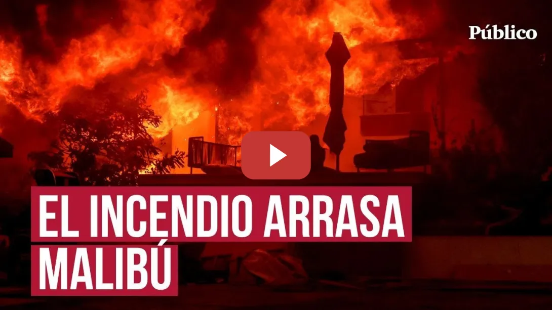 Embedded thumbnail for La desolación tras los incendios en California: el antes y el después de Malibú