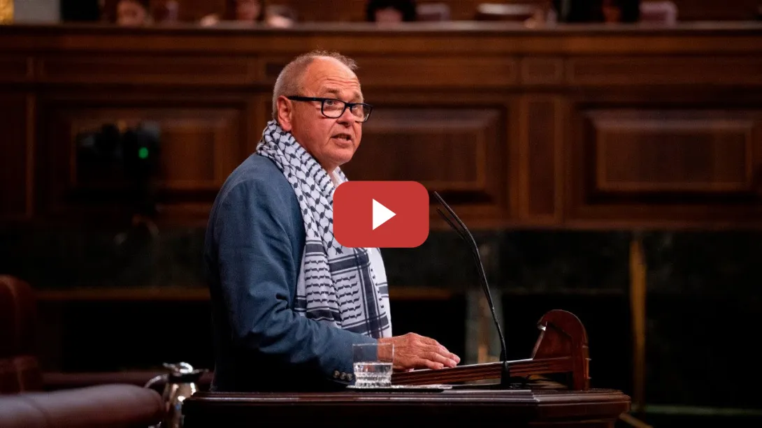 Embedded thumbnail for En esta cámara tenemos una deuda con la verdad, y no podemos callar sobre Palestina
