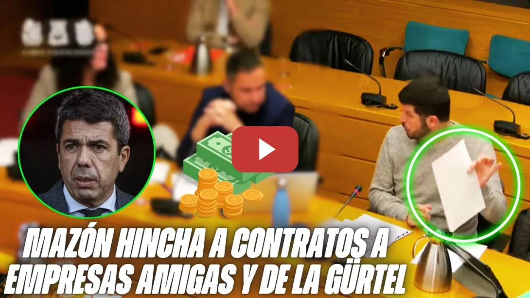 Embedded thumbnail for ¡Están APROVECHANDO una TRAGEDIA para hacer CAJA!😱 MAZÓN HINCHA a CONTRATOS a EMPRESAS tras la DANA!