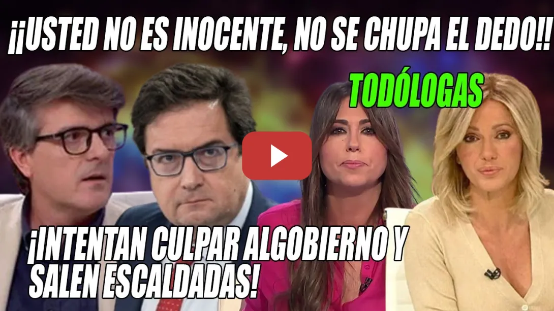 Embedded thumbnail for ZAS💢Salen ESCALDADAS Susanna Griso y García x SEÑALAR al GOBIERNO💢Tensión con López y Morales