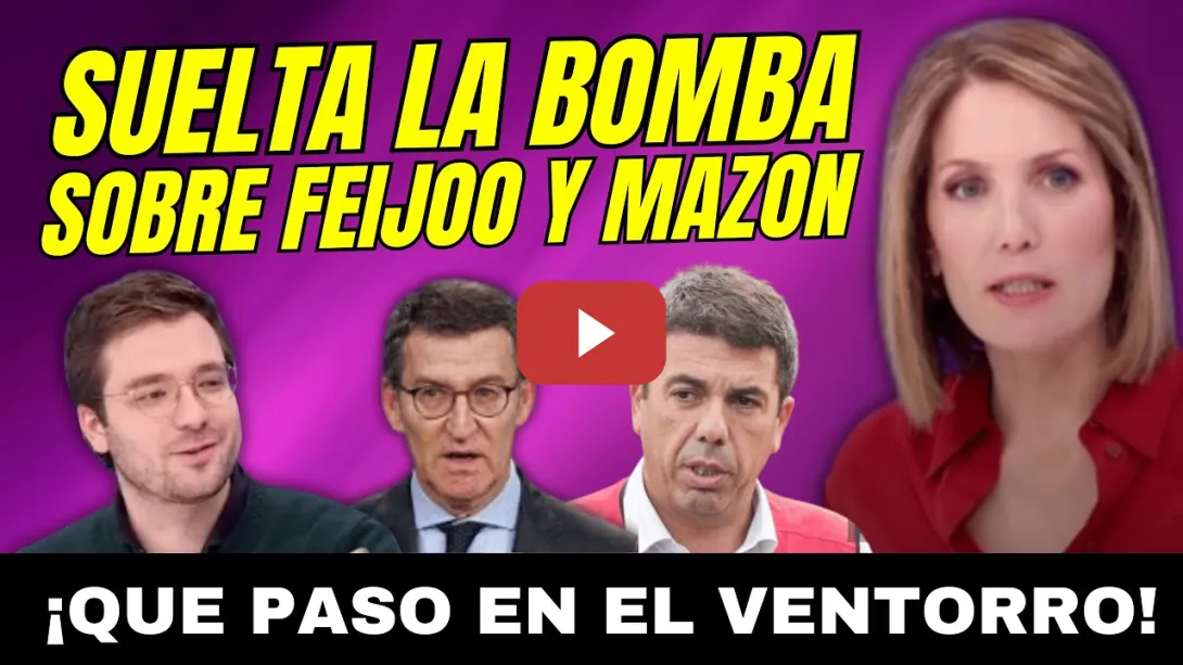 Embedded thumbnail for 💥BRUTAL SILVIA INTXAURRONDO: FEIJÓO SABE TODO DEL VENTORRO &quot;MAZÓN NO SE VA POR EL SUELDO VITALICIO&quot;