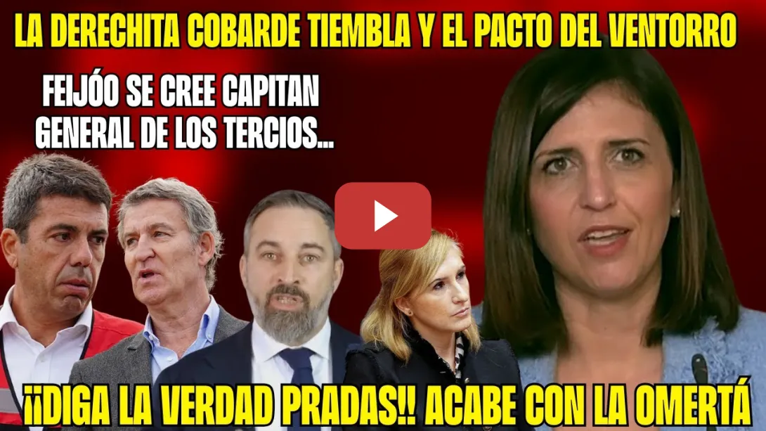 Embedded thumbnail for MAZÓN se RINDE a VOX. FEIJÓO SUMISO ¿PRADAS TIRARÁ de la MANTA? SÉMPER ATURDIDO por Esther PEÑA!
